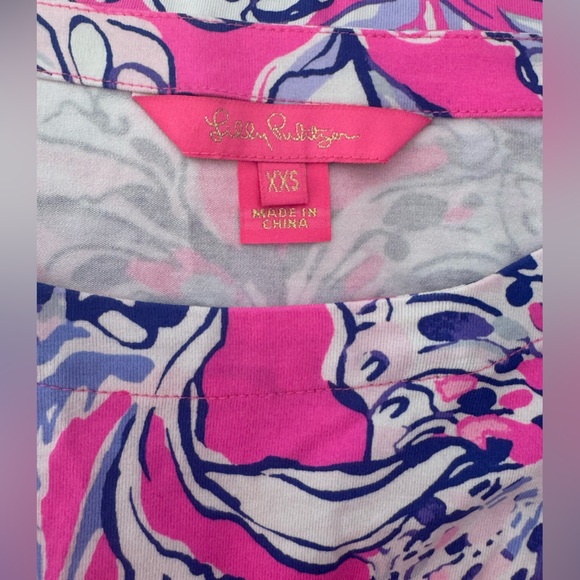 Lilly Pulitzer Lula Dress SZ XXS Pink Tropics Sun Drenched - Picture 12 of 14